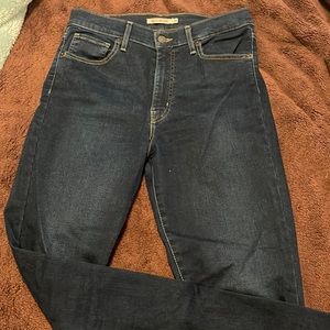 Blue mile high super skinny Levi jean